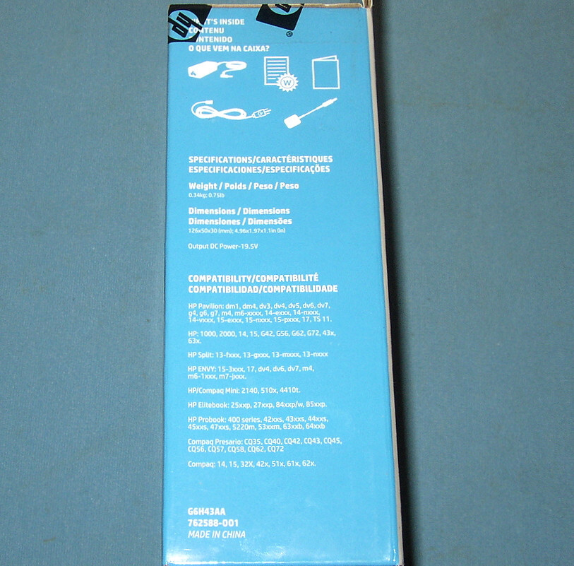 Genuine HP 19.5V 90W Smart Power Supply Adapter Elitebook Probook Split Envy NEW
