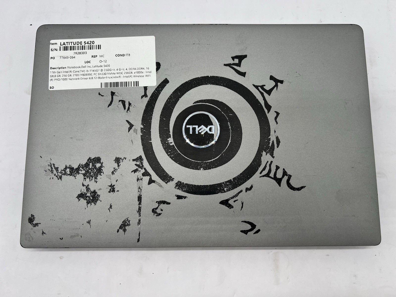 Dell Latitude 5420, i5-1145G7, @ 2.60GHz, 24GB RAM, 256GB NVMe-No OS/Charger