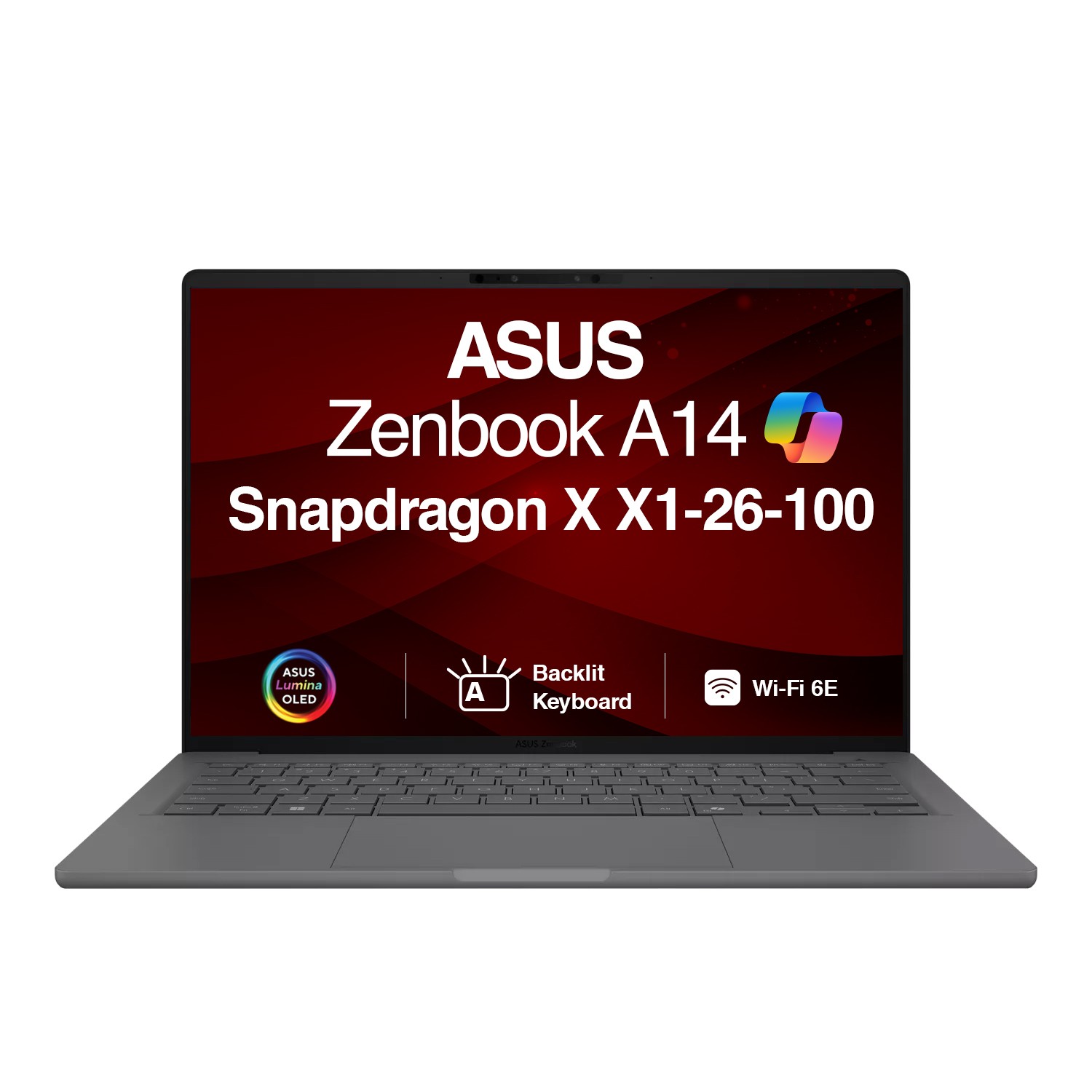 ASUS Zenbook 14″ 1920×1200 Snapdragon X X1-26-100 32GB RAM 2TB SSD Win 11 Pro