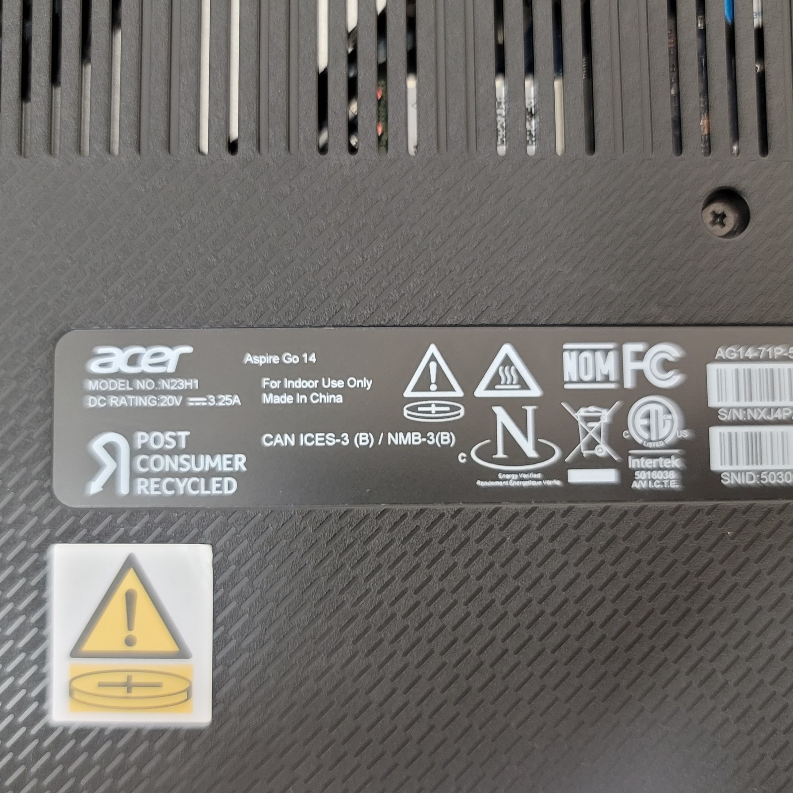 Acer Aspire Go 14 Laptop Intel i5-13420H 16gb RAM 512gb SSD AG14-71P
