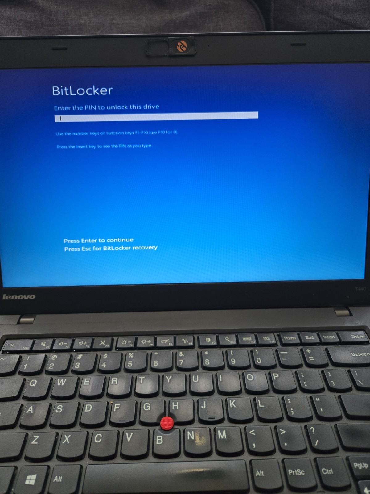 Lenovo ThinkPad T440 Windows 8 Laptop Cant Access