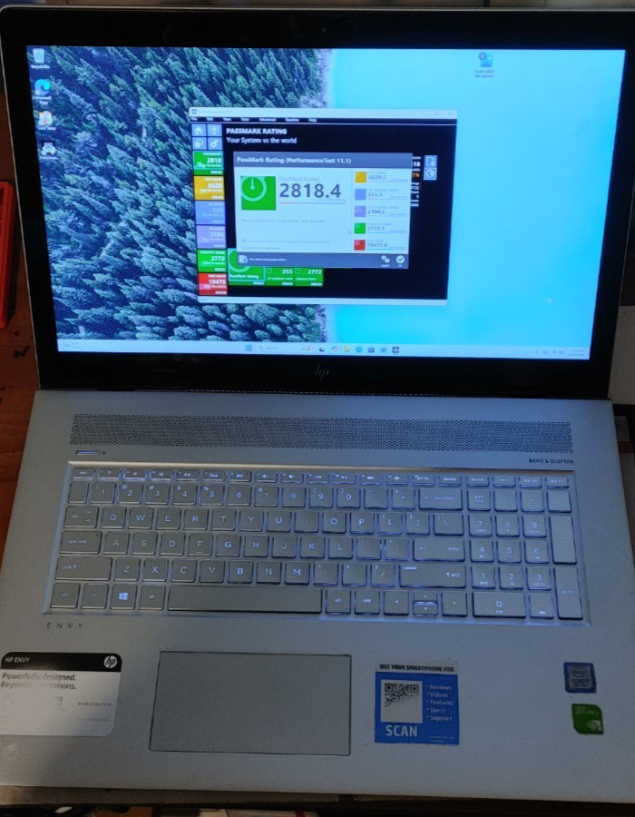 HP Envy 17m 17.3″ 1080p Touch LCD Core i7-8550U 1.8GHz Nvidia MX150 Parts Repair