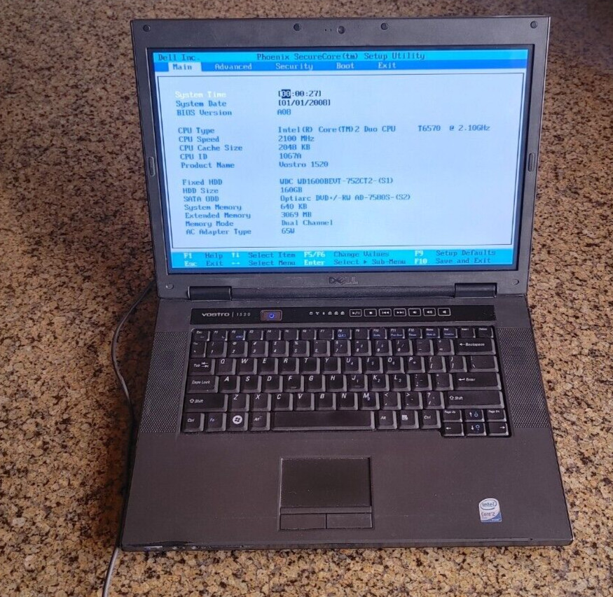 Lot of 3 – Dell Laptops – Dell Inspiron 1525, Dell Vostro 1000, Dell Vostro 1520