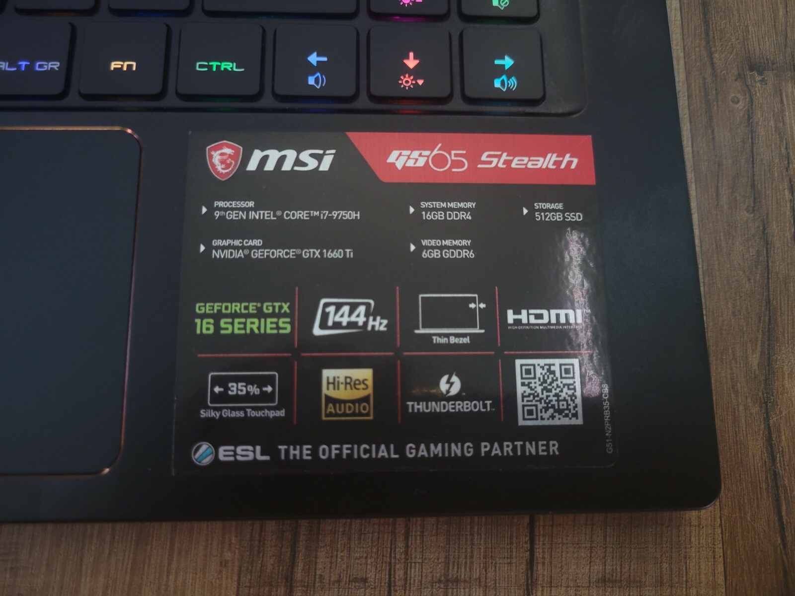 msi gs65 stealth thin