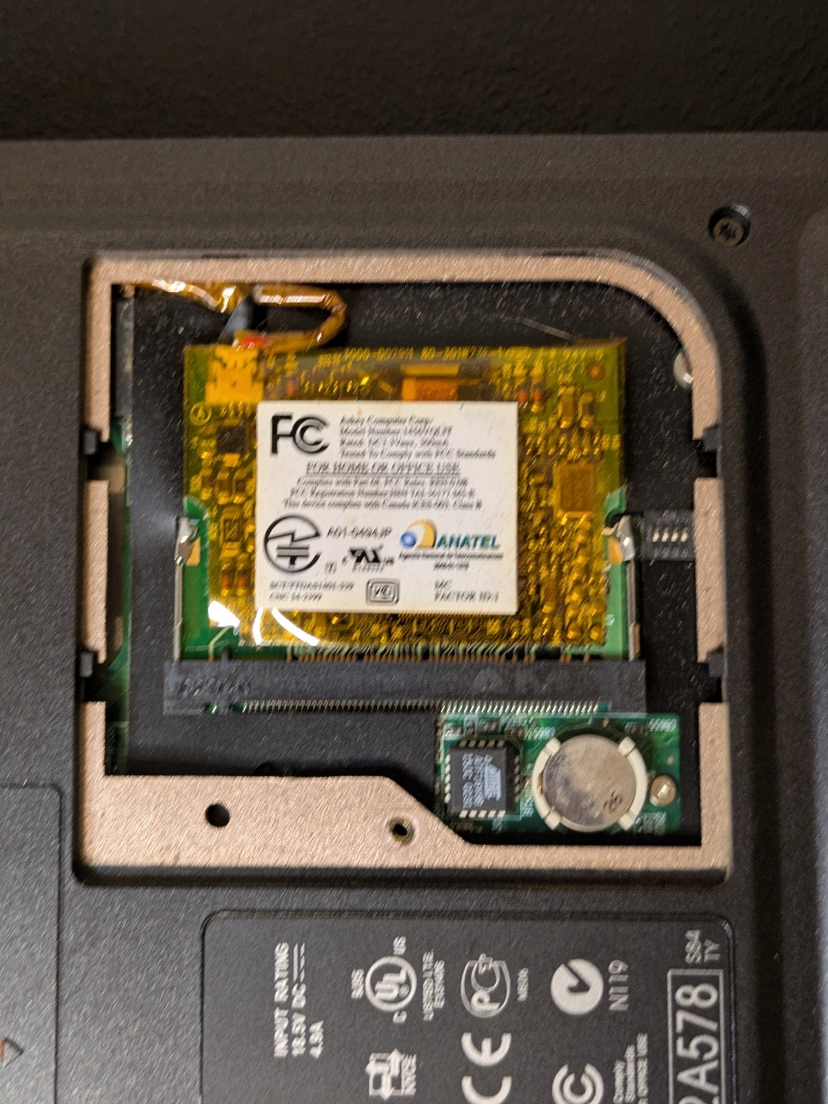 PARTS REPAIR Compaq N1000v Vintage Laptop Series PP2140 Model 1456QL1T NO POWER