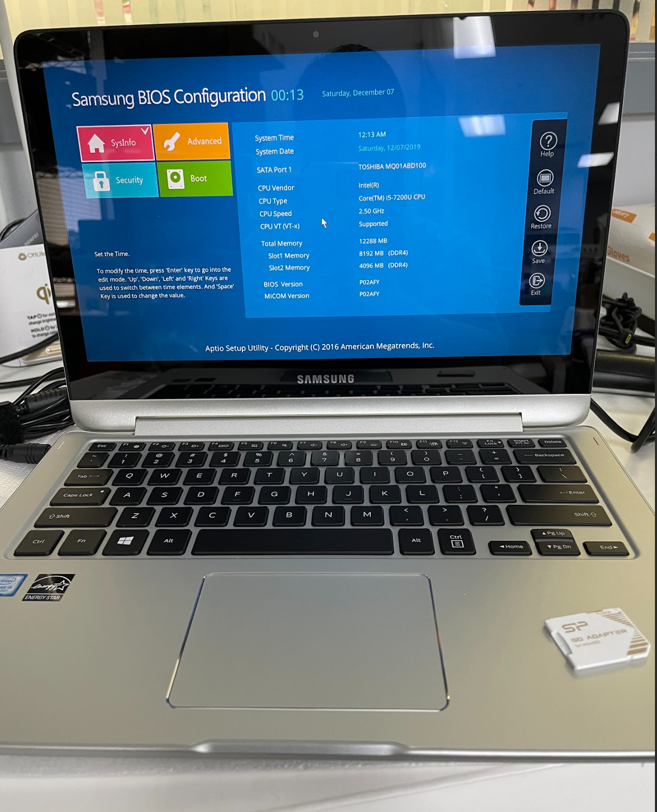 NEW Samsung Notebook7 Touch Screen Laptop, Intel Dual Core I5-7200U 12GB 1TB HDD