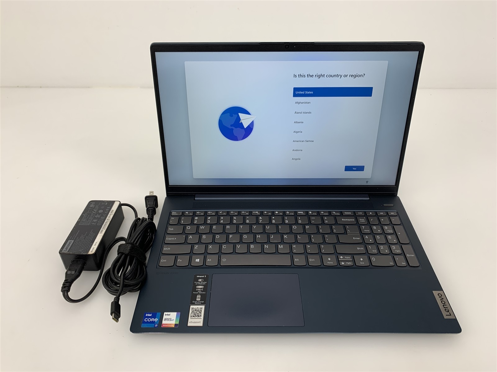 Lenovo Ideapad 5 15ITL05 i7-1165G7 2.80GHz 12GB RAM 512GB NVMe SSD Win 11 15.6″