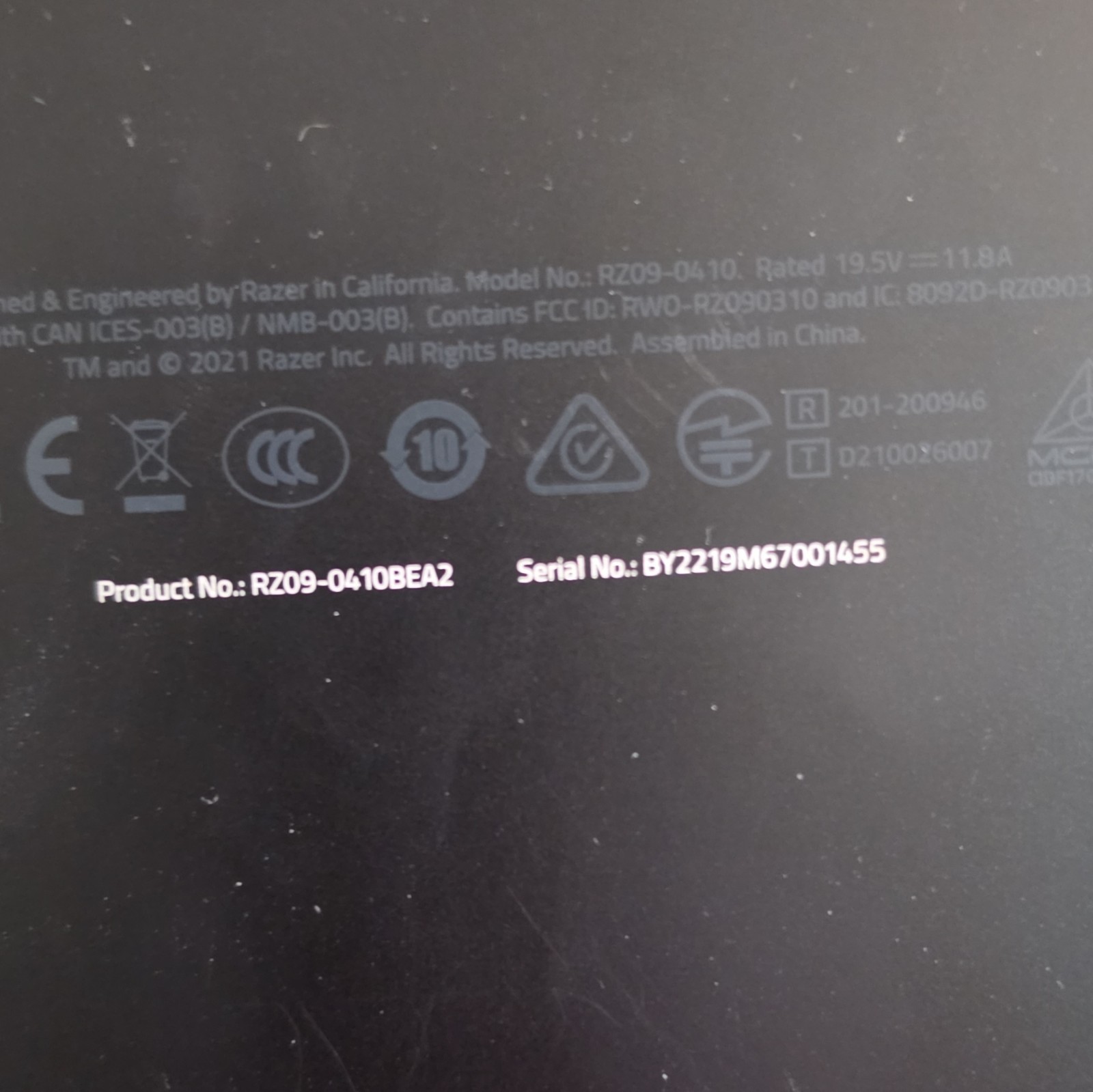 Razer Blade 15 15in i7-11800H 16GB RTX 3070 2.33TB SSD Win 11