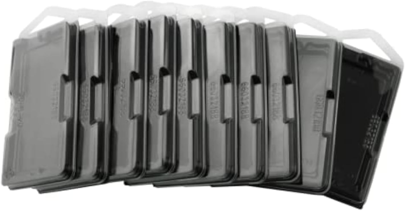 10-Piece Clamshell DDR RAM Module Container Set 85x45mm Dust-Proof & Static-Free