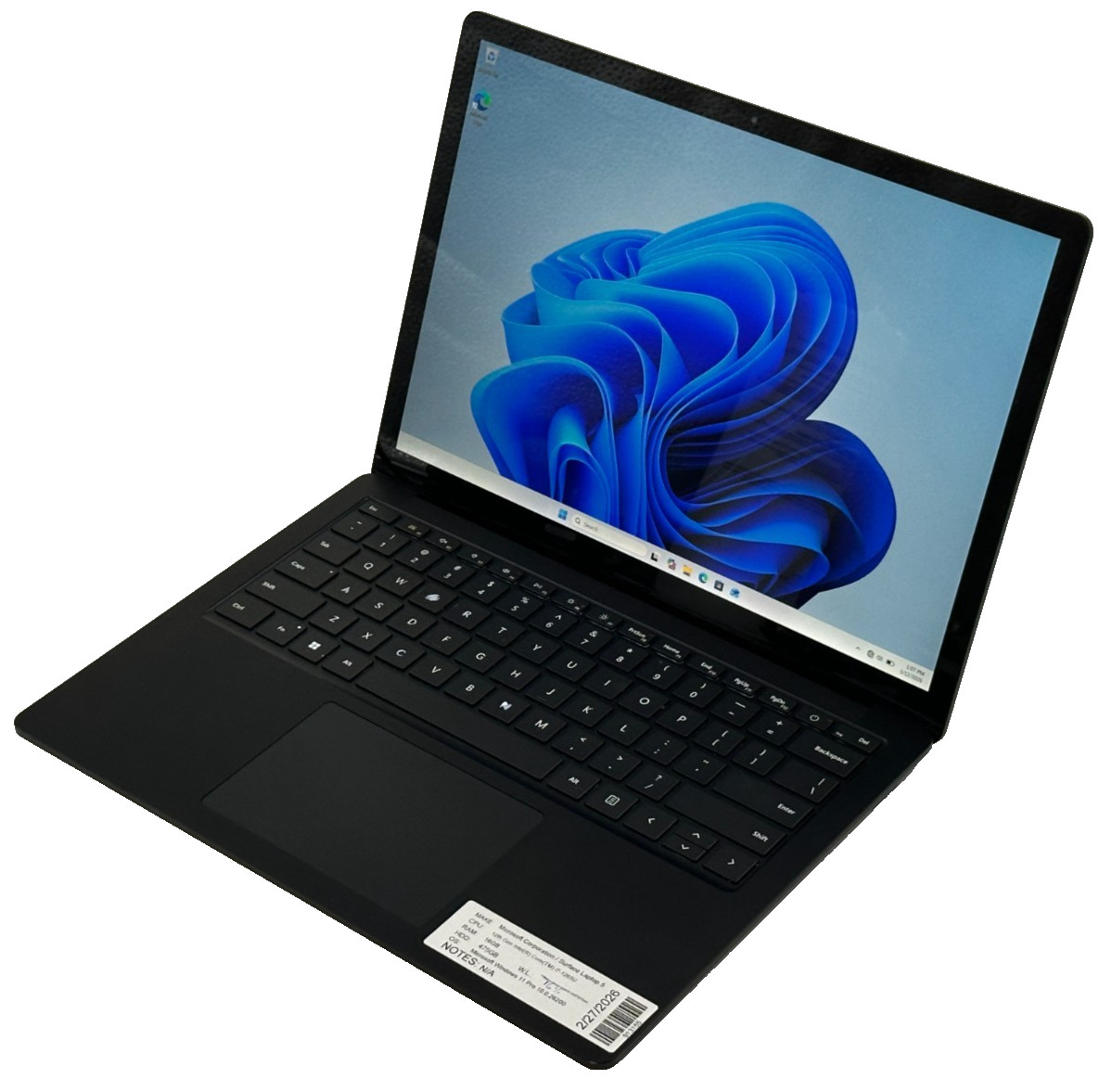 MICROSOFT SURFACE 5 LAPTOP i7-1265u @ 2.70 GHZ 16GB RAM 475 GB SSD (lp671)