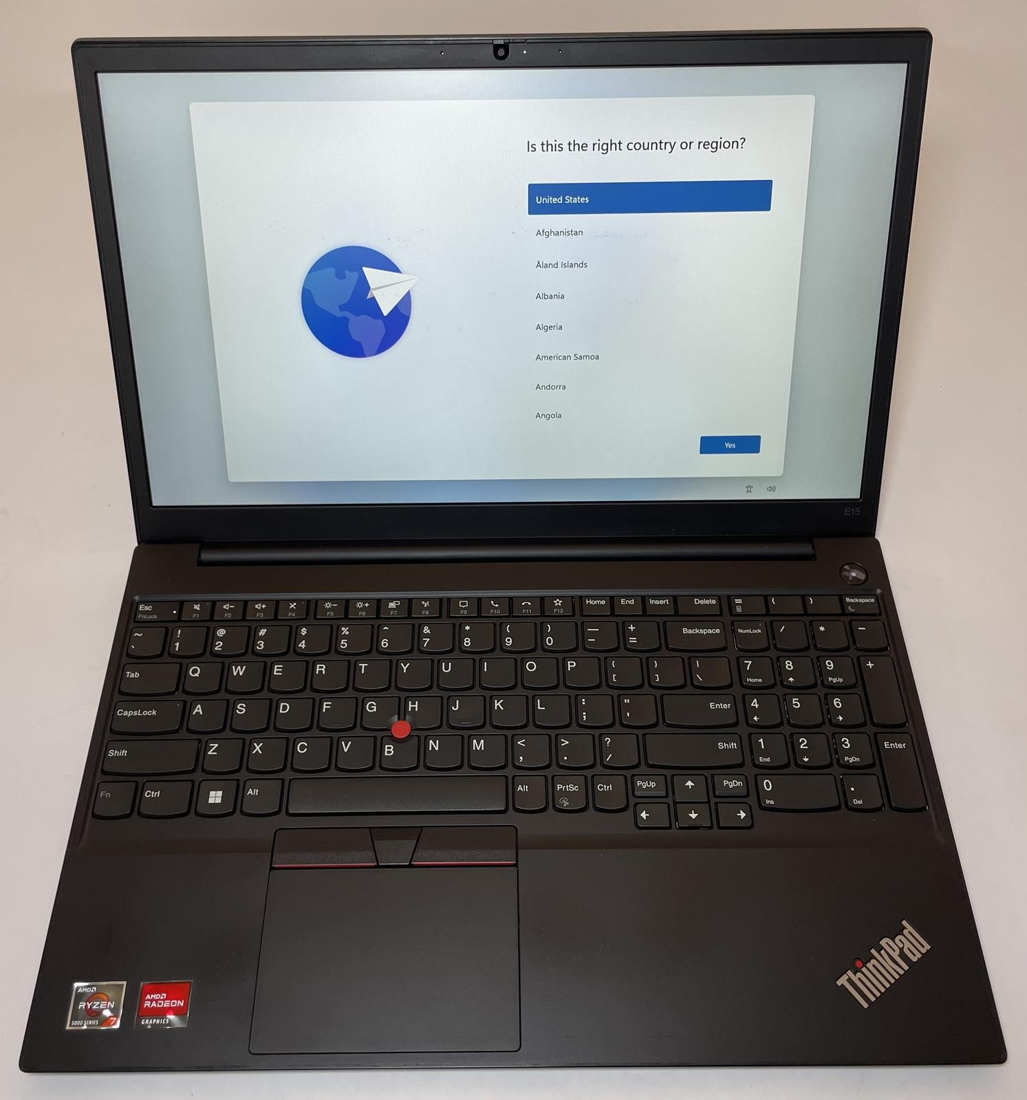 LENOVO THINKPAD E15 GEN 3 15″ Laptop AMD Ryzen 7 5700U 256GB 16GB NVMe WIN11P