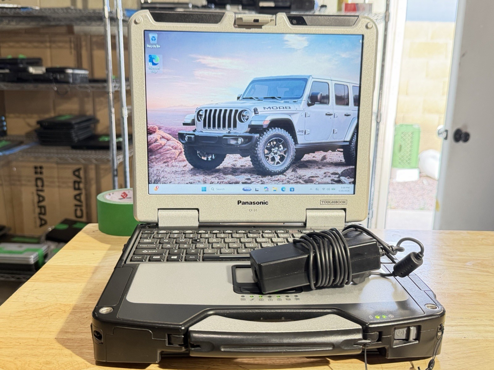 Panasonic Toughbook CF-31 I5-5300u@2.3ghz 16gb Ram 256 GB SSD Win11P 12230 HOURS