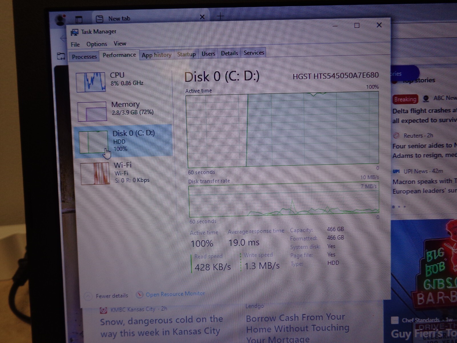 Asus D550MA-DS01 Intel Celeron N2815 1.86 GHz 4 GB RAM 500 GB HDD 15.6″ Win10