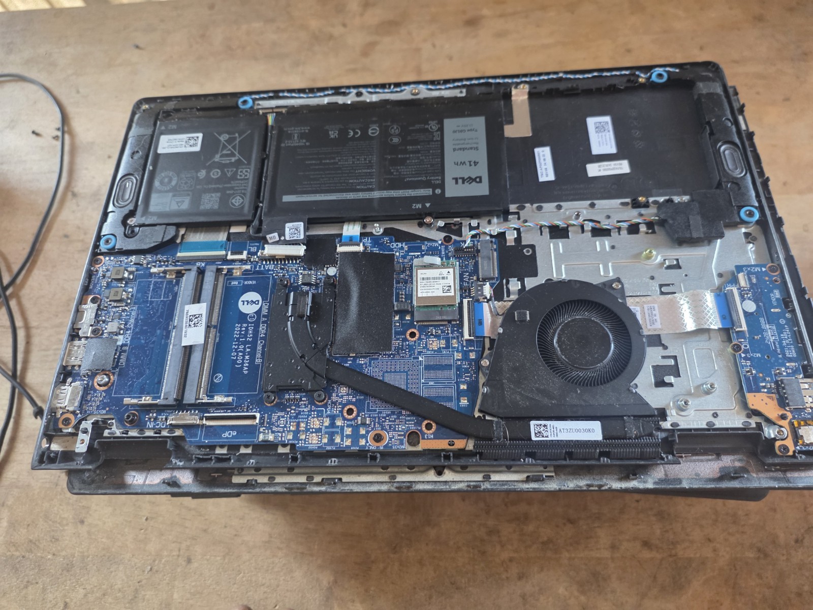 Dell 15 DC15255 Ryzen 7 7730U Mbd Keyb Base Assy Lotx11 Parts