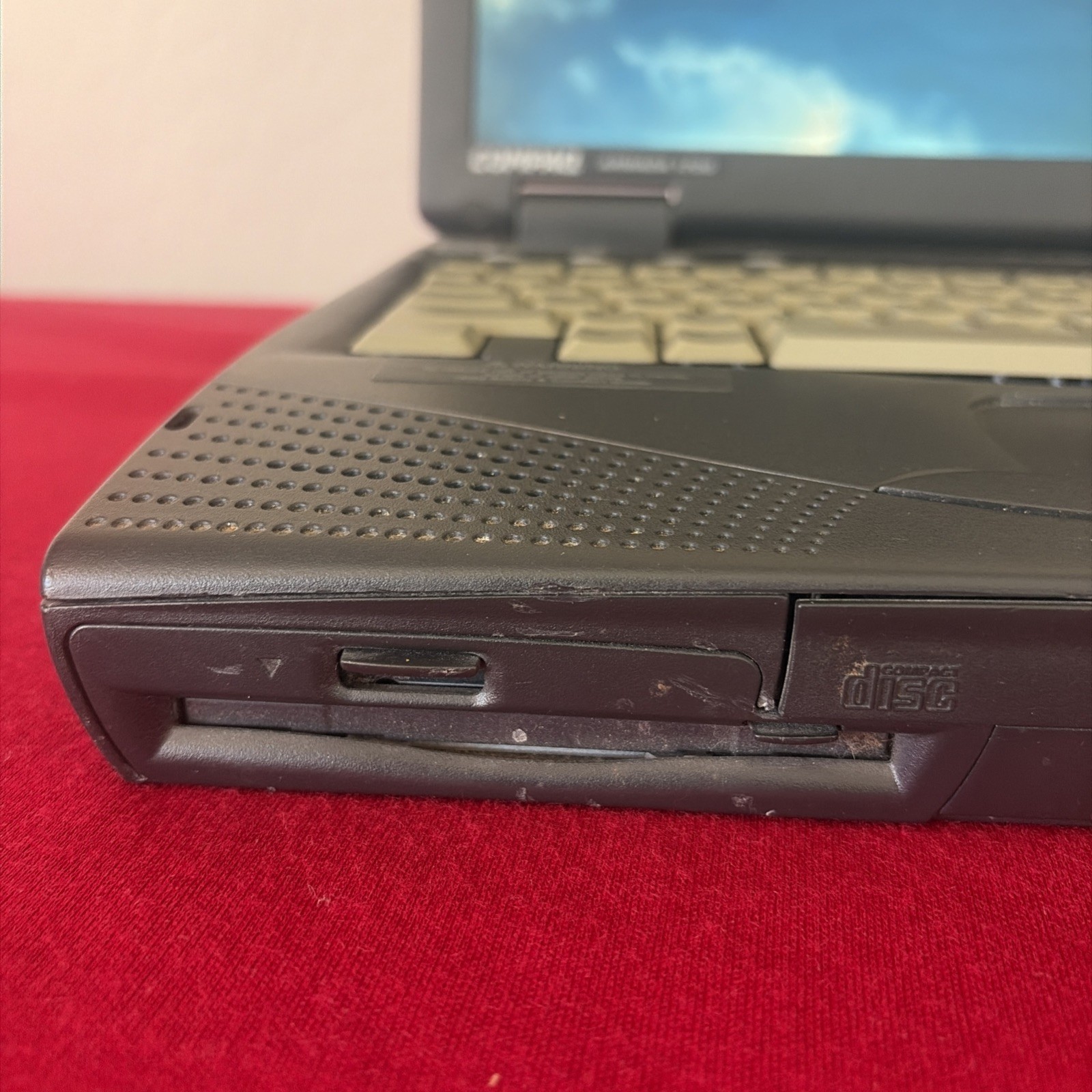 Compaq Armada 1700 Laptop Vintage Boots Power Cable HDD Floppy Caddy Battery