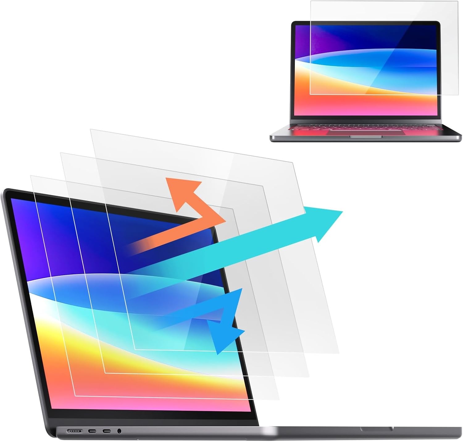 14 Inch 16:10 Laptop Blue Light Screen Protector Touch Screen Anti-Glare Anti Sc