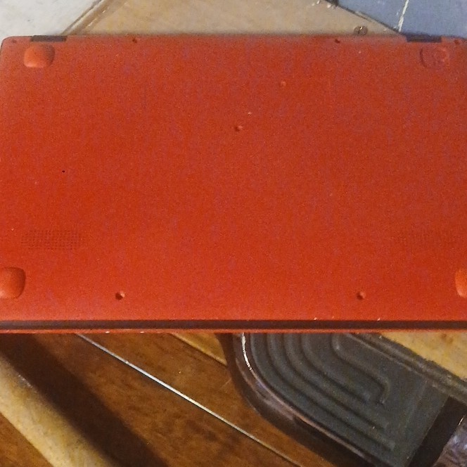 Lenovo 100S 14″ Red Laptop Intel Celeron Notebook For Parts/Not Working