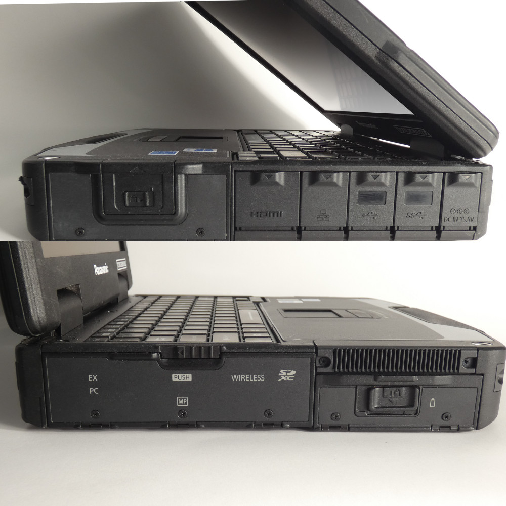 COMMANDO BLACK EDITION CF-31 TOUGHBOOK GLOBAL GPS 500 SSD 8GB LTE WIN 7, 10, 11