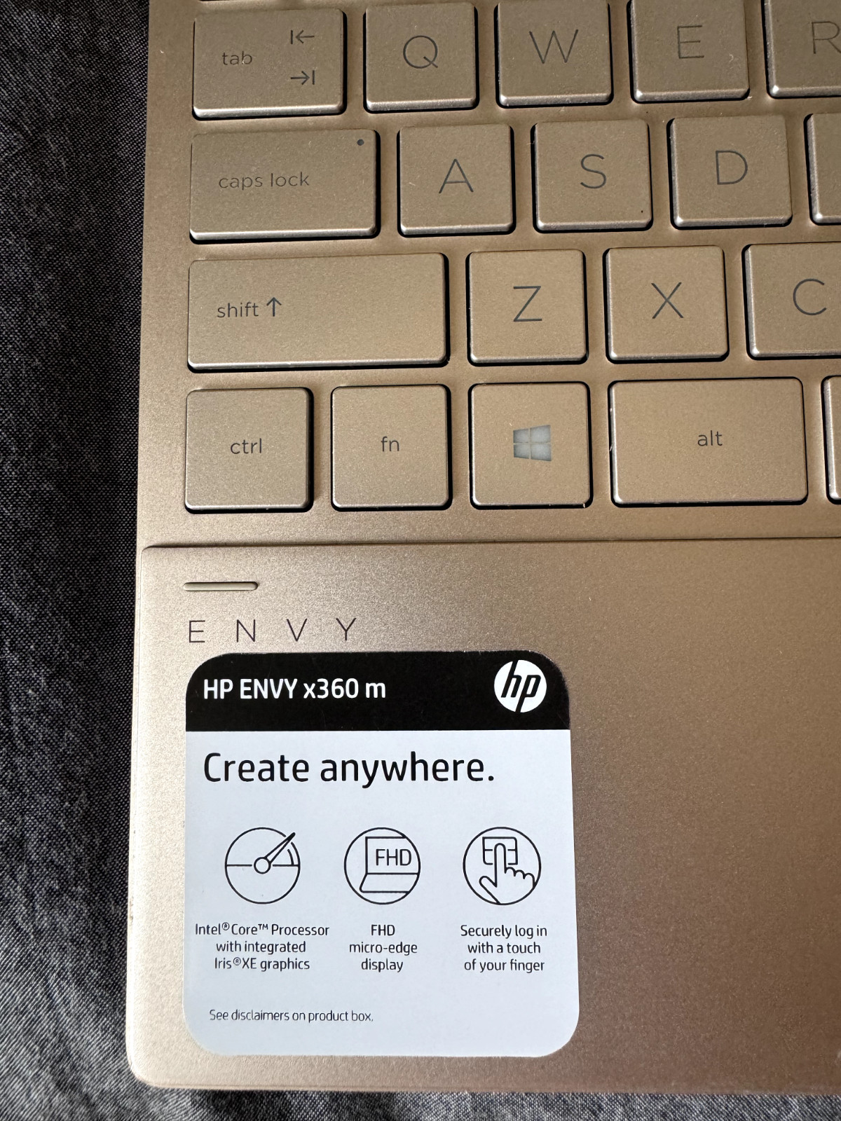 HP, Envy x360, 13m , Convertible Touchscreen Laptop, silver