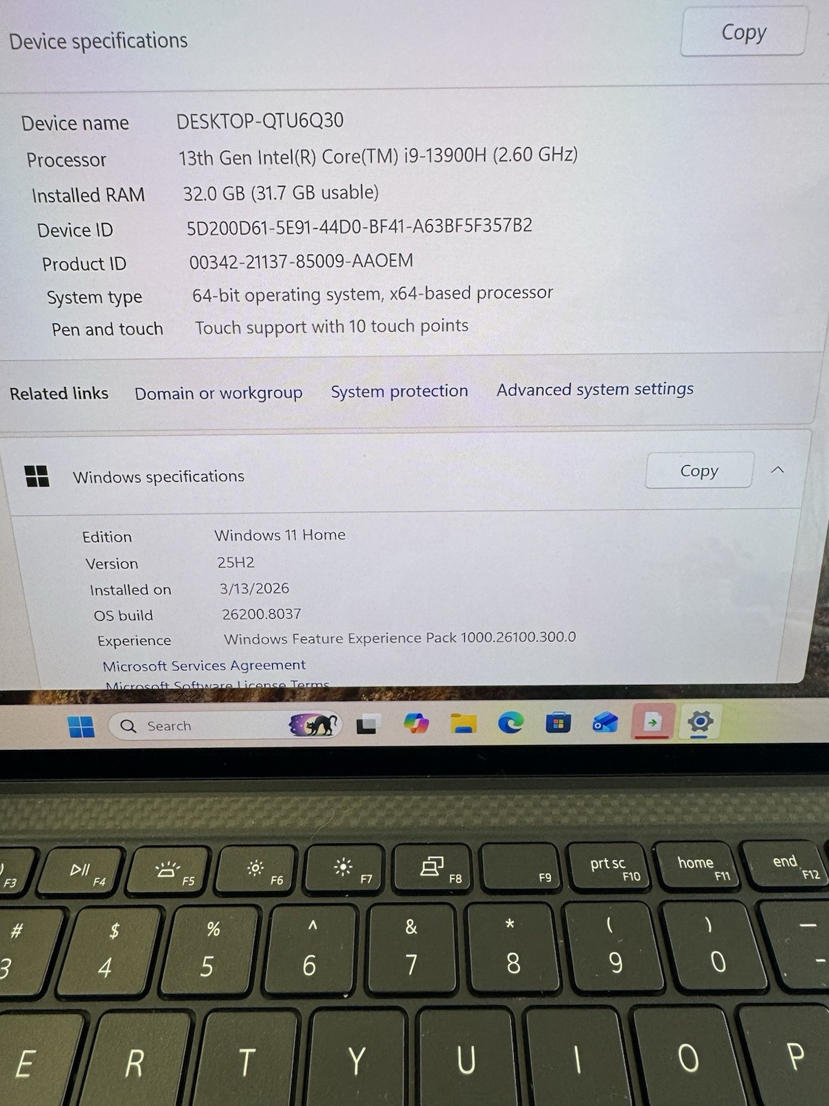 Dell XPS 15 9530 i9-13900H 32GB 1TB SSD RTX 4060 3.5K OLED Touch 85% Battery