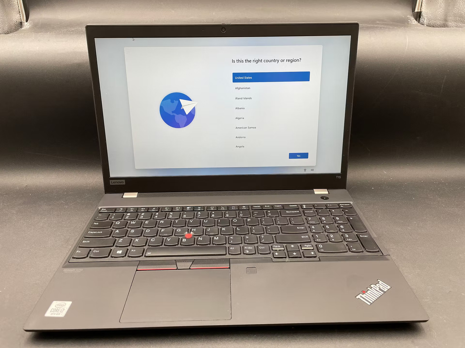Lenovo ThinkPad T15 Gen 1 Used 15.5″ (i7-10510U-8GB-256GB NVMe)