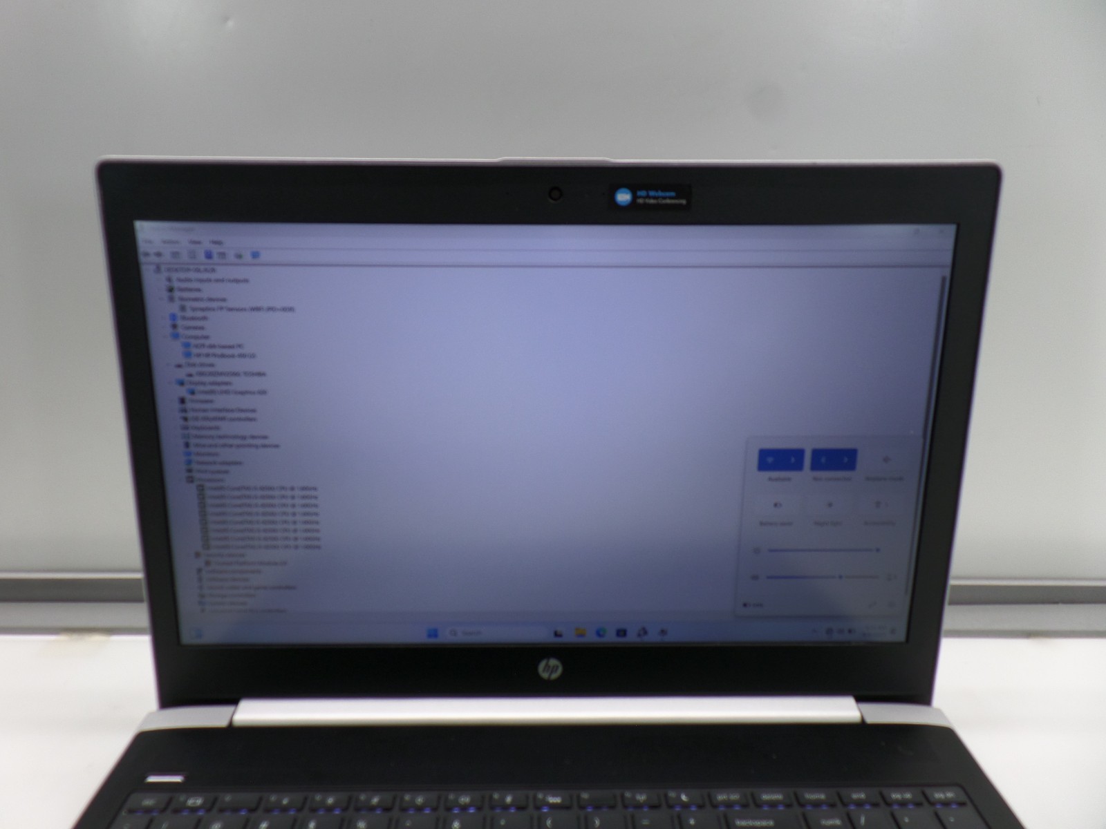 HP ProBook 450 G5 | 15.5″ | i5-8250U 1.60GHz | 8GB RAM 256GB SSD | WIN 11 PRO