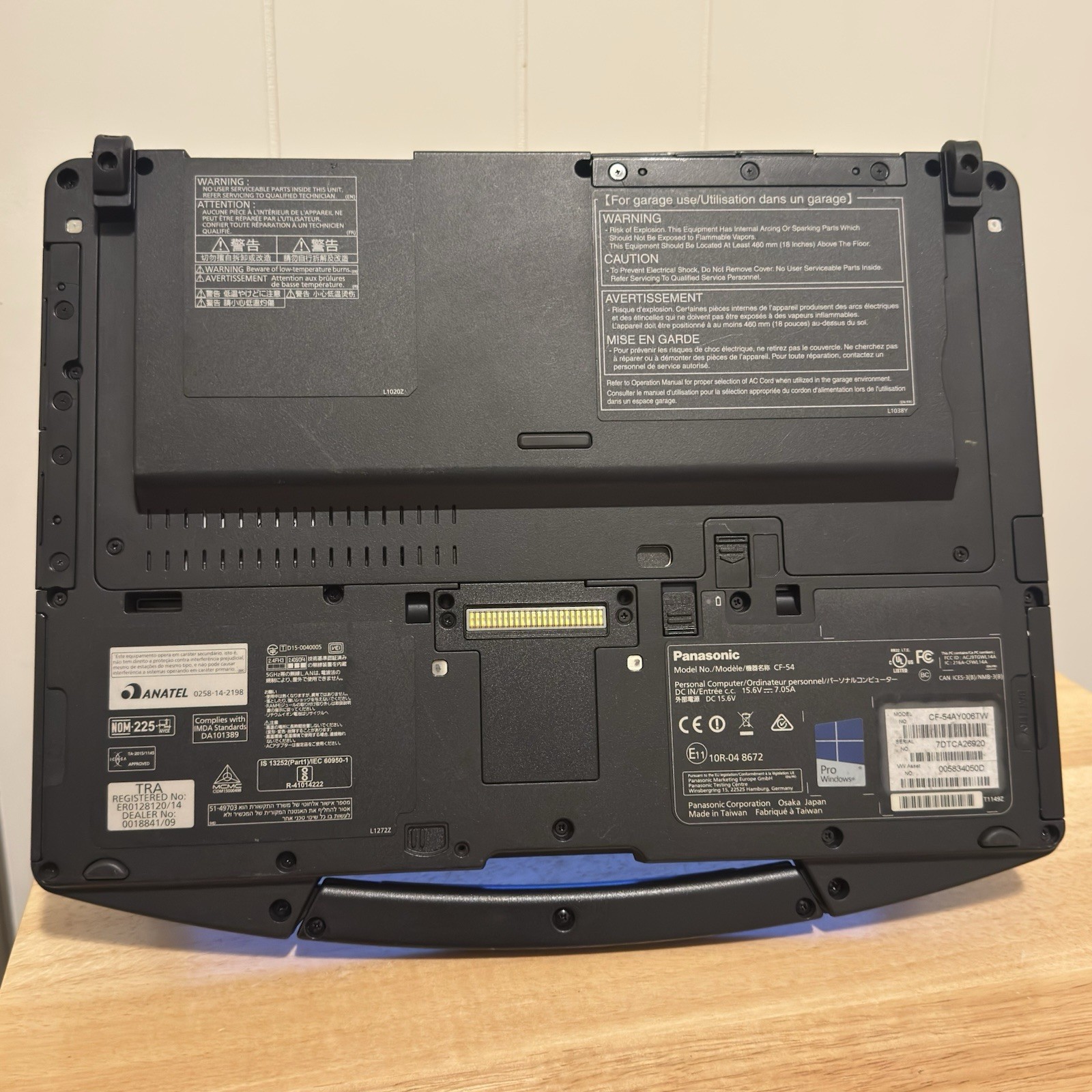 Panasonic Toughbook CF-54 MK1 14″ Laptop (i5, 4GB RAM, 256GB) Dual Fischer USB