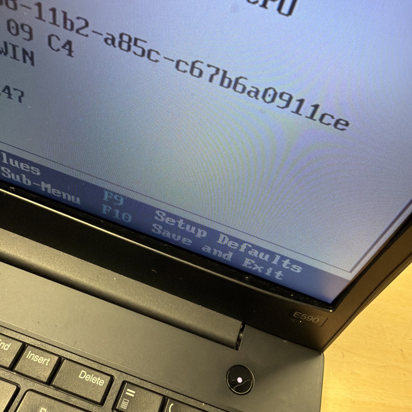 *PARTS Lenovo ThinkPad E590 i5-8265U 8GB RAM NO HD/OS