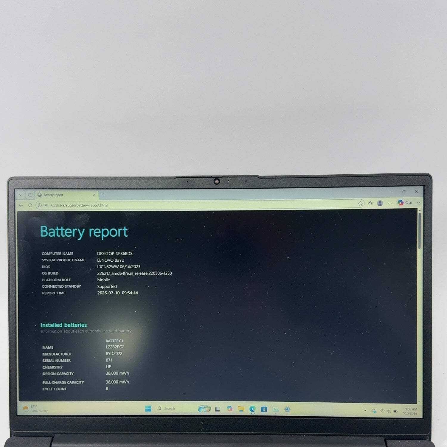 Lenovo V15 G4 15.6″ Ryzen 5 7520U 2.8GHz 16GB RAM 1TB SSD