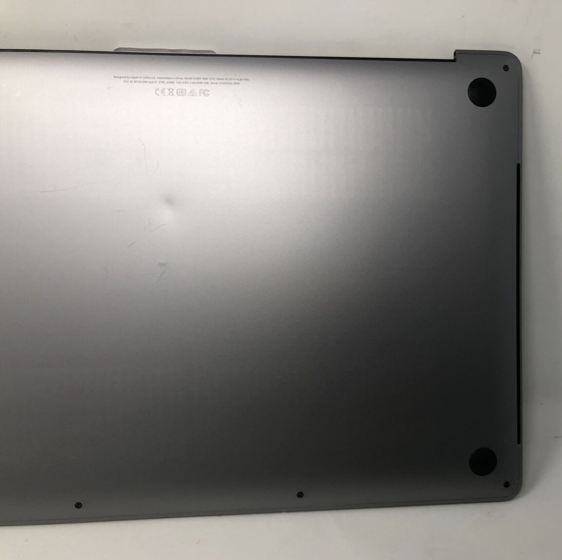 Apple MacBook Pro A1990 Keyboard and Bottom Cover