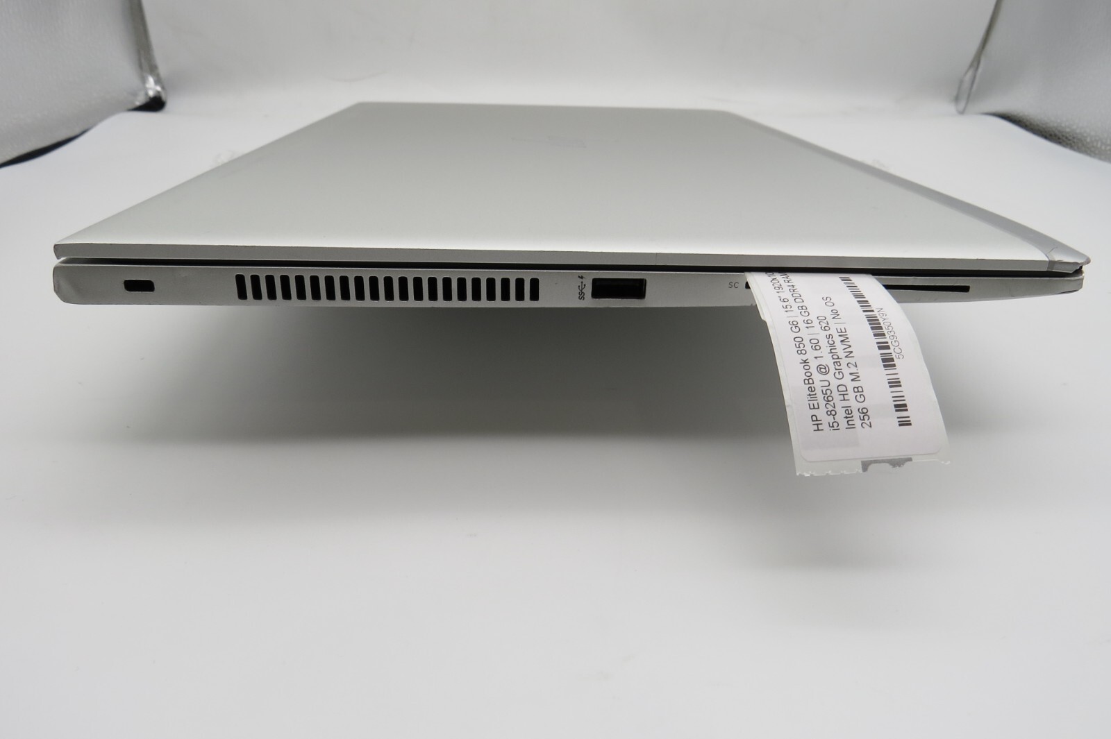 HP EliteBook 850 G6-15.6″-i5-8265U@1.60GHz-16GB RAM-256GB M.2 NVME-NO OS *READ*