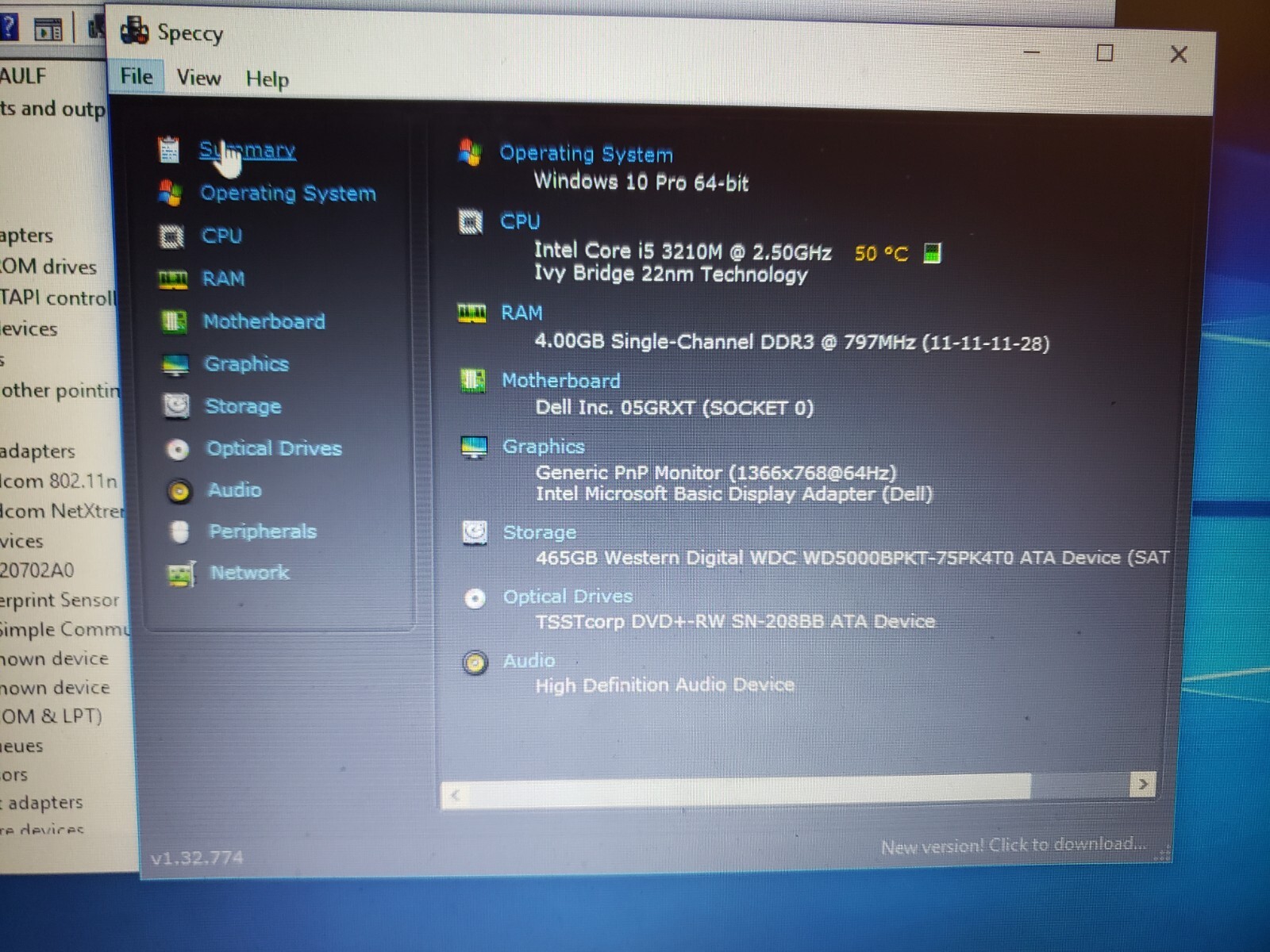 Dell Latitude E5530 i5-3210M 2.40Ghz 4Gb 500GB HDMI DVD/RW PLEASE READ