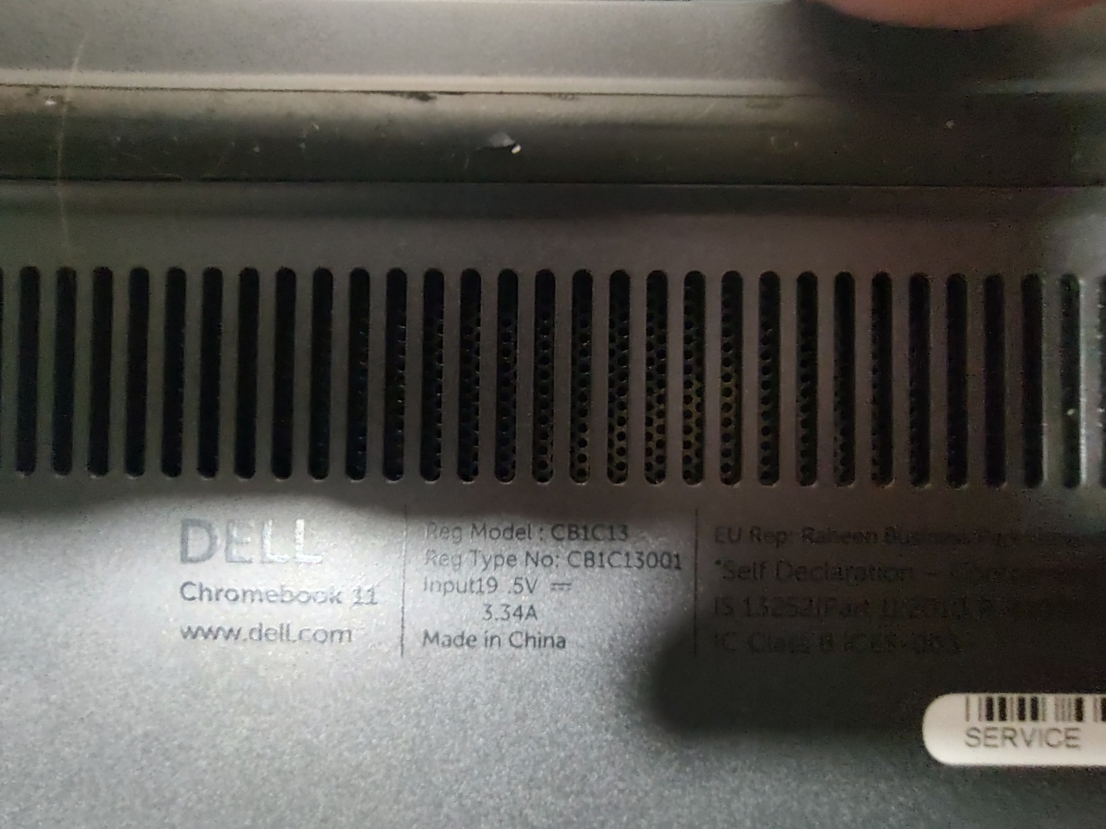 LOT OF 5 UNITS -Dell Chromebook 11 CB1C13 11.6″ UNTESTED FOR PARTS OR REPAIR