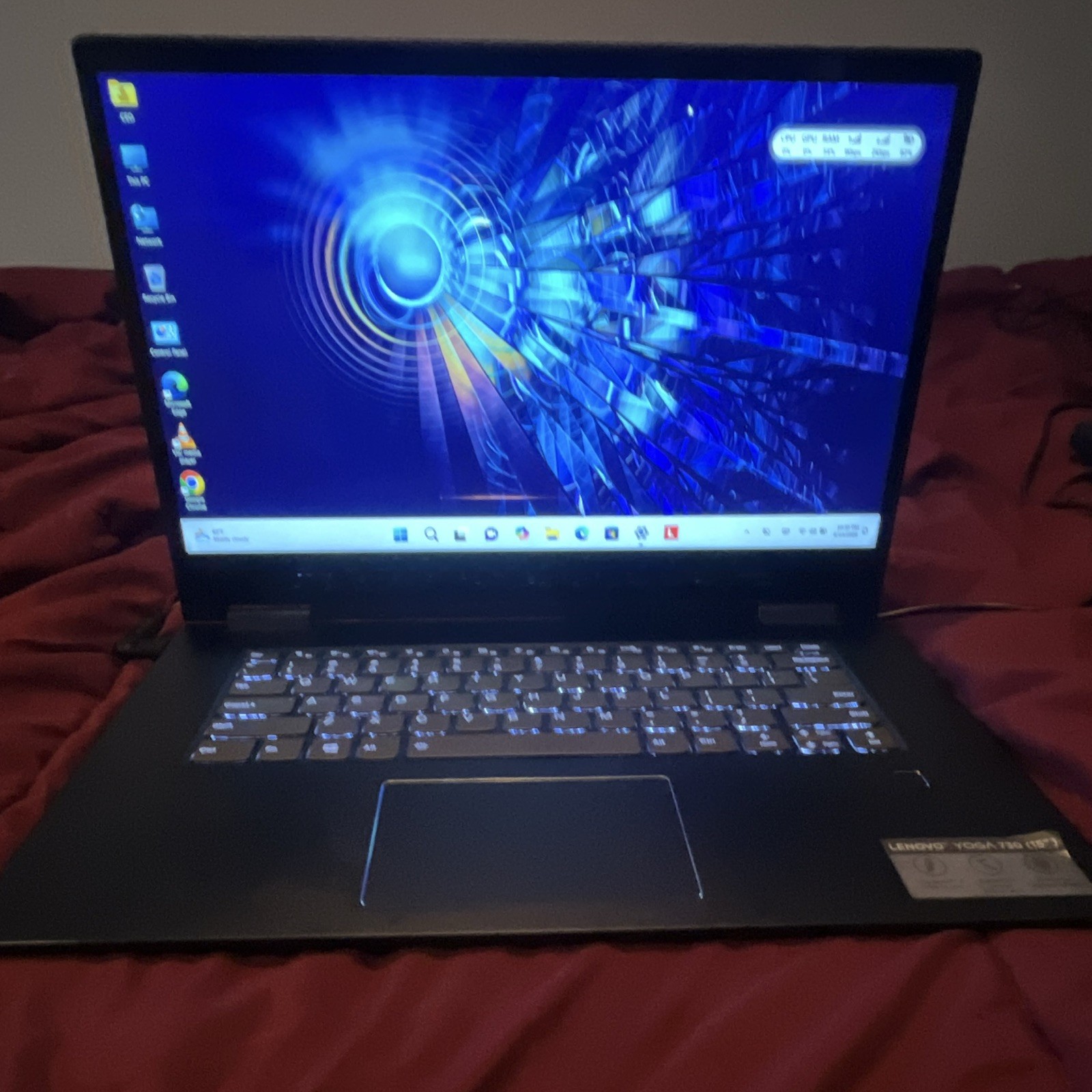 Lenovo Yoga 730-15IKB i7-8565U 12GB RAM 256GB SSD Fast Laptop Read Description