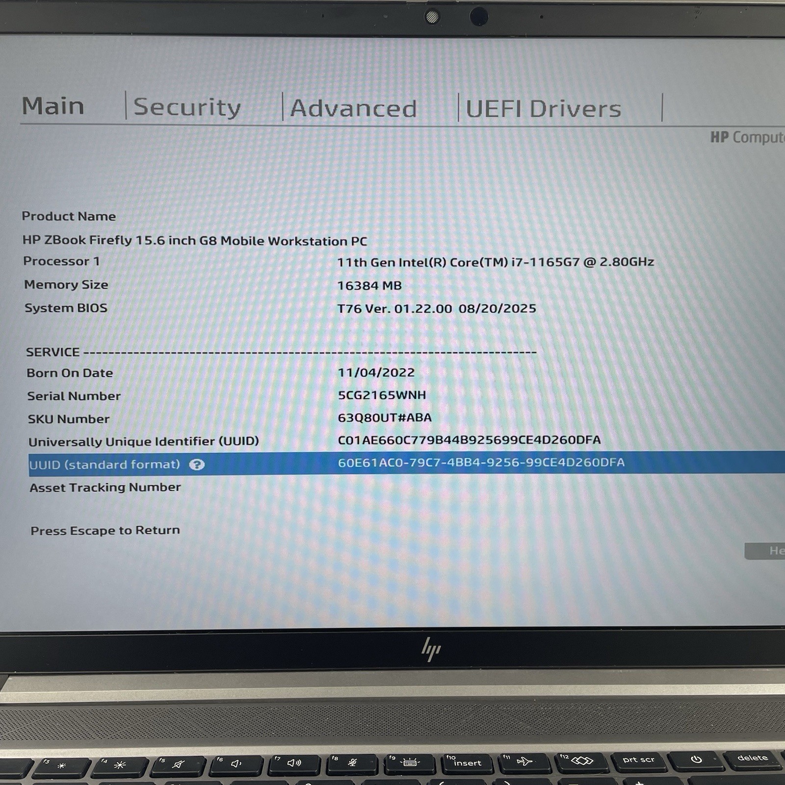 HP ZBook FireFly 15 G8 15.6″ i7-1165G7 2.8GHz 16GB RAM No SSD/OS/AC – Bad Corner