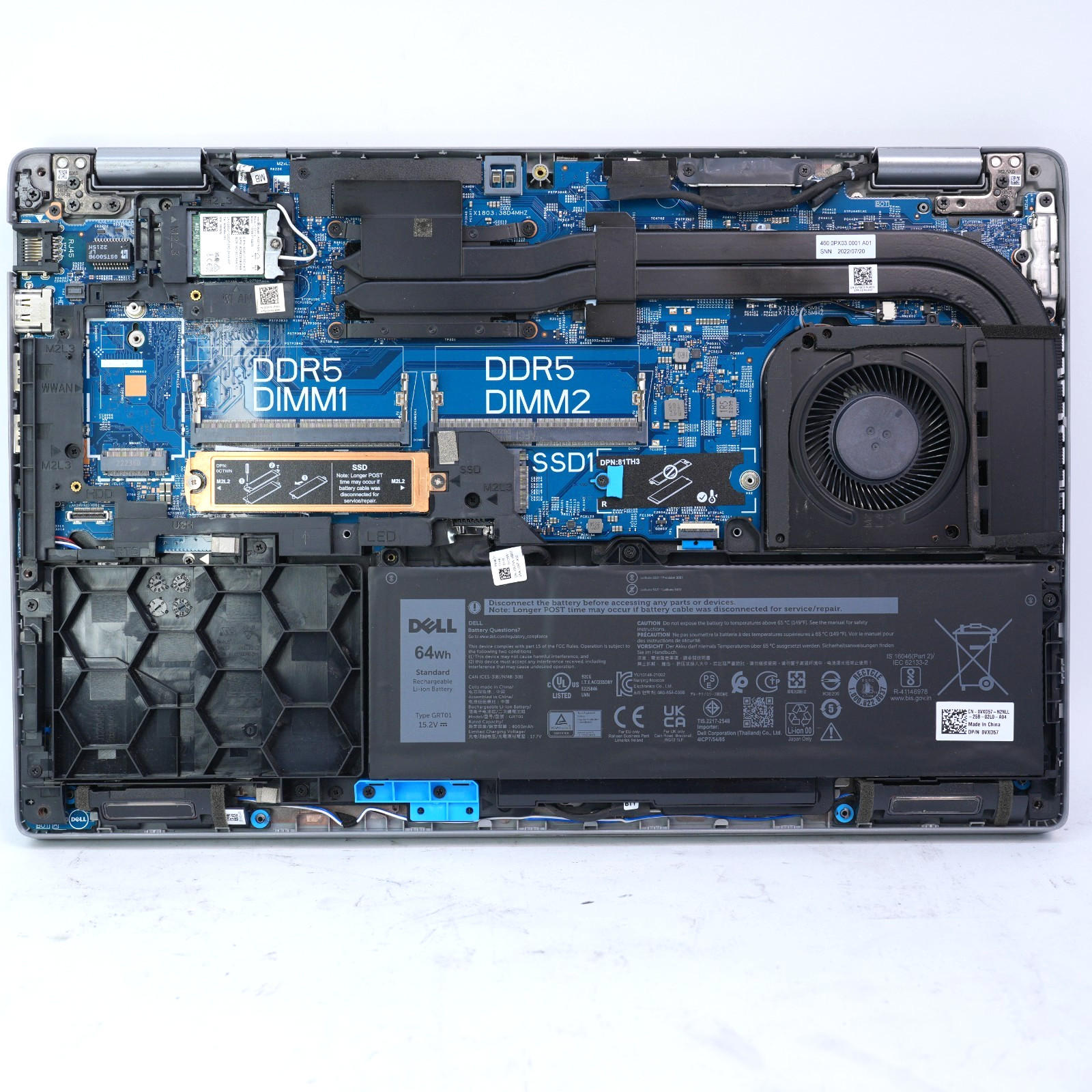 Dell Latitude 5531 15.6″ FHD i7-12800H | NO RAM, NO SSD **FOR PARTS T12-D17