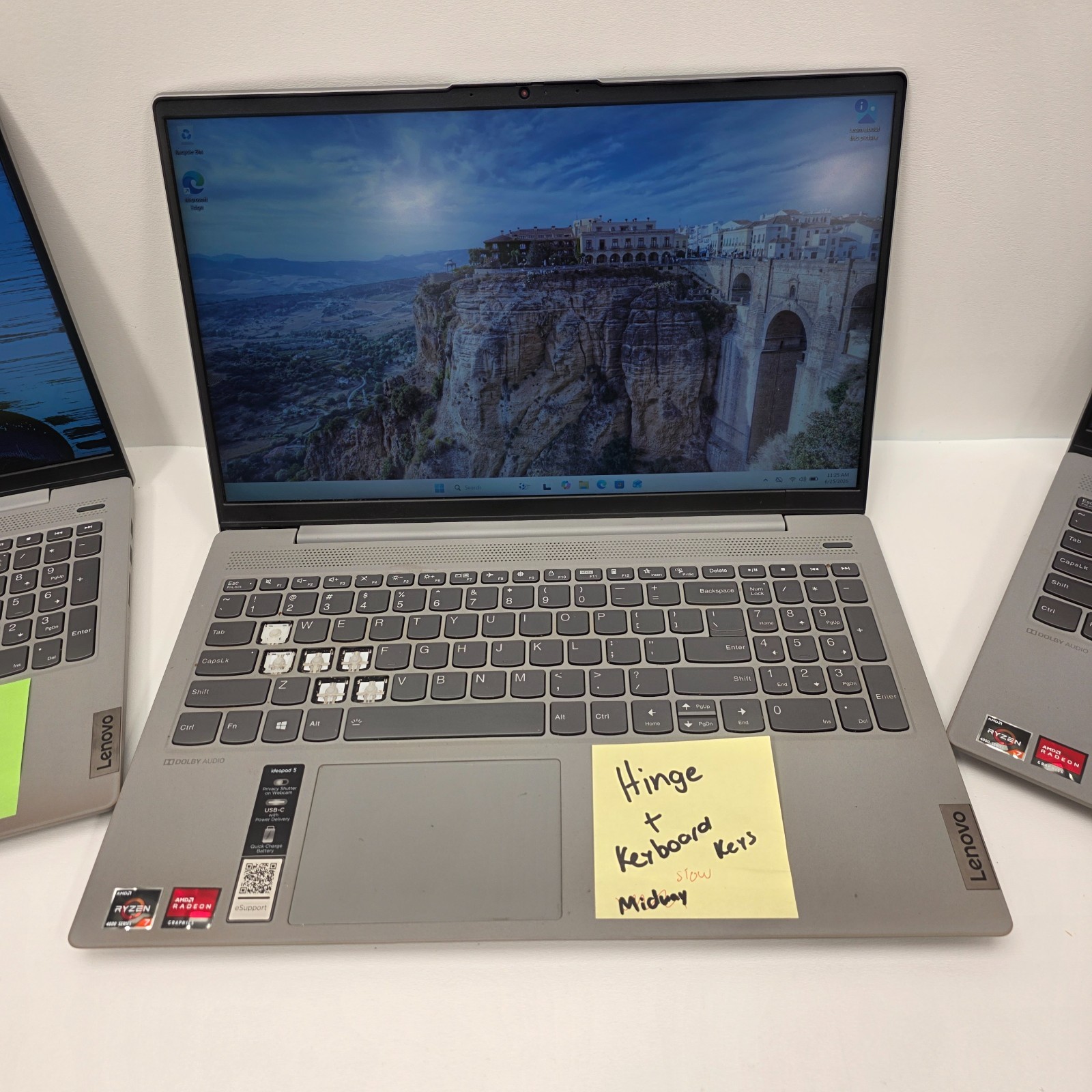 LOT OF 4 READ LENOVO IdeaPad 5 AND 3 15ARE05 15.6″ Ryzen 7 4700U 8GB 512gb SSD