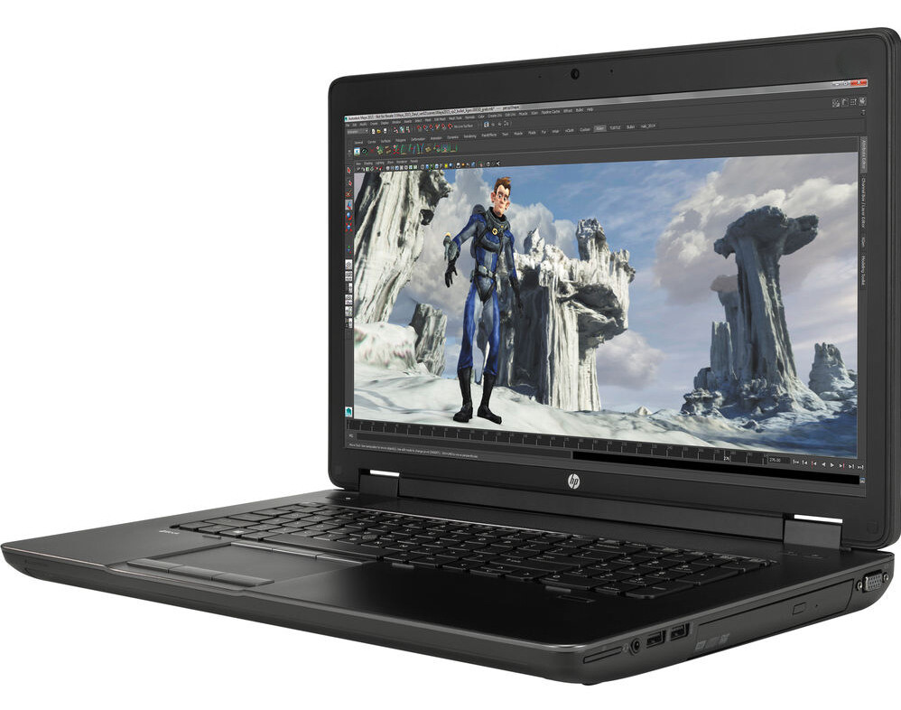 Workstation HP ZBook 17″ i7-Quad (1TB SSD + 2TB 32GB DVD-RW NVIDIA K3100M 4GB