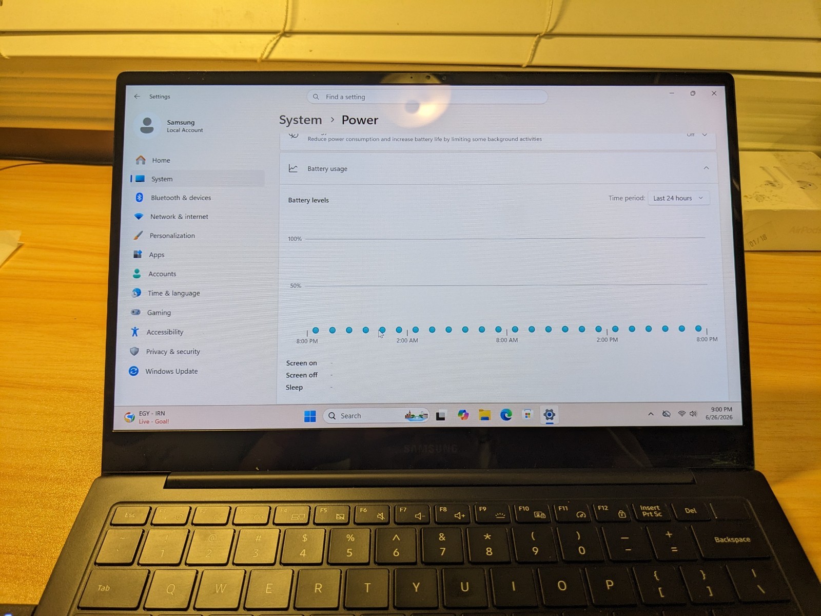 Samsung Galaxy Book Pro 13.3” – Core i5-1135G7 – 8GB – 512GB SSD-Dead battery