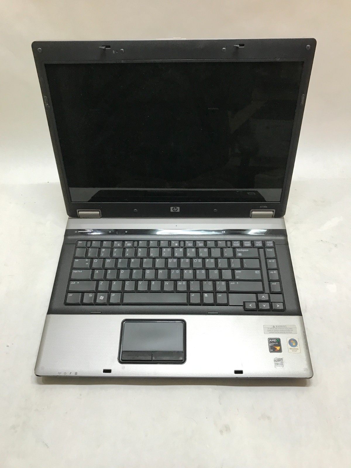 HP Compaq 6735b 15″ AMD Turion NO RAM NO HDD/OS For Parts/Repair NO POWER!! – DW