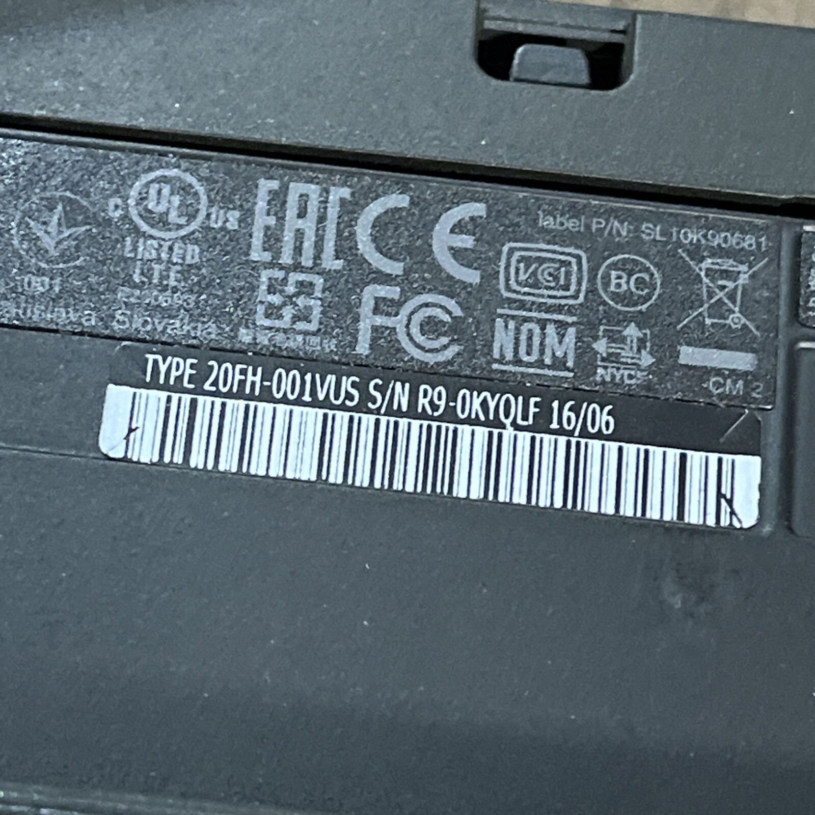 LENOVO THINKPAD T560 INTEL CORE I5-6300U 2.40GHZ 4GB RAM NO HD