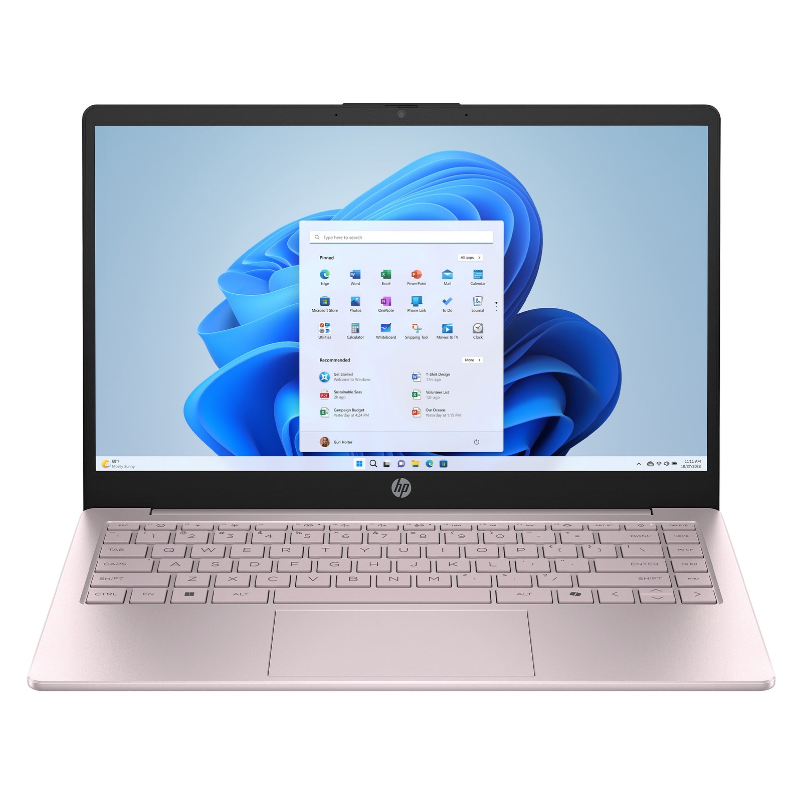 HP 14 Inch HD Laptop, AMD Athlon Silver 7120U Processor, 4GB DDR5 RAM, 256GB