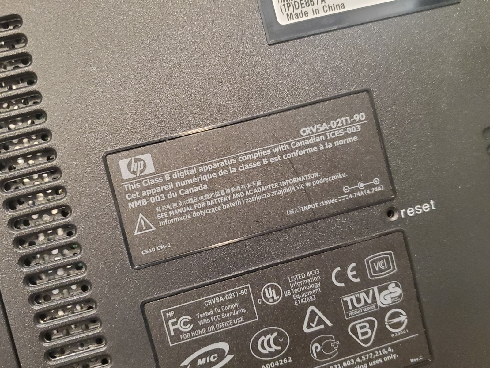 Vintage Compaq Presario 2500 Laptop – Tested, Works *Bad Battery, No Charger