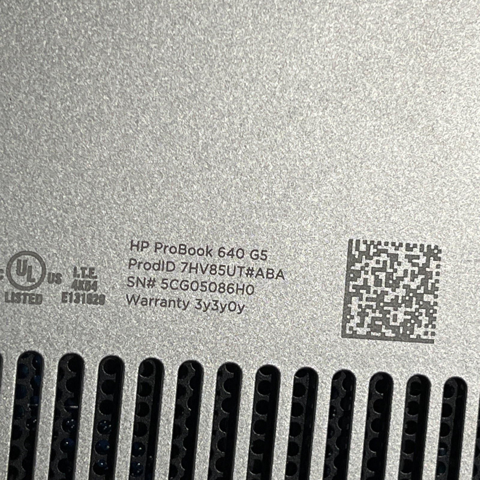 HP PROBOOK 640 G5 INTEL CORE I5-8365U 1.60GHZ 8GB RAM NO HD