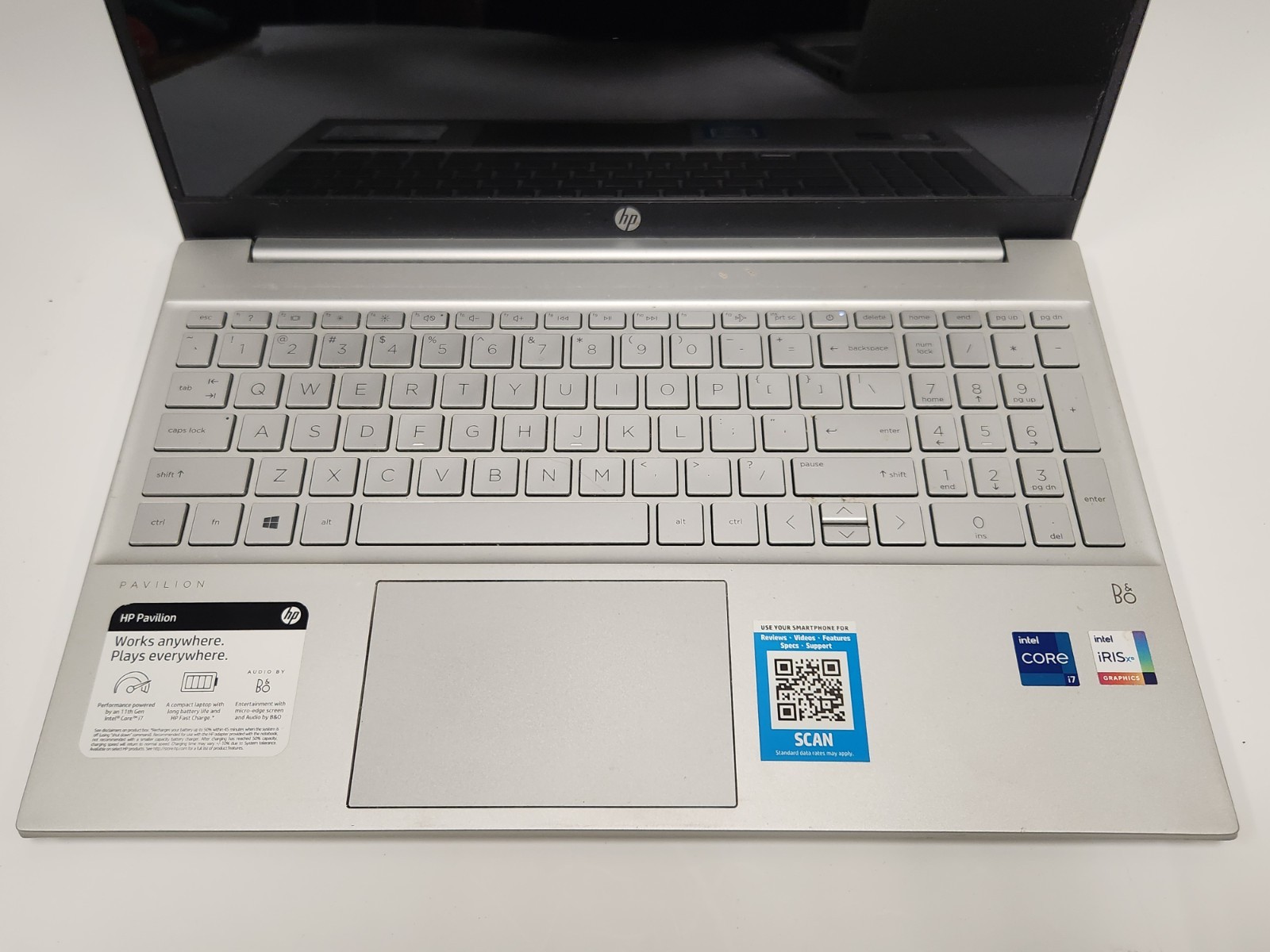 Lot of 2 HP Pavilion 15-eg0021nr 15″ i7-1165G7 2.8GHz 8GB RAM 256GB SSD W11P