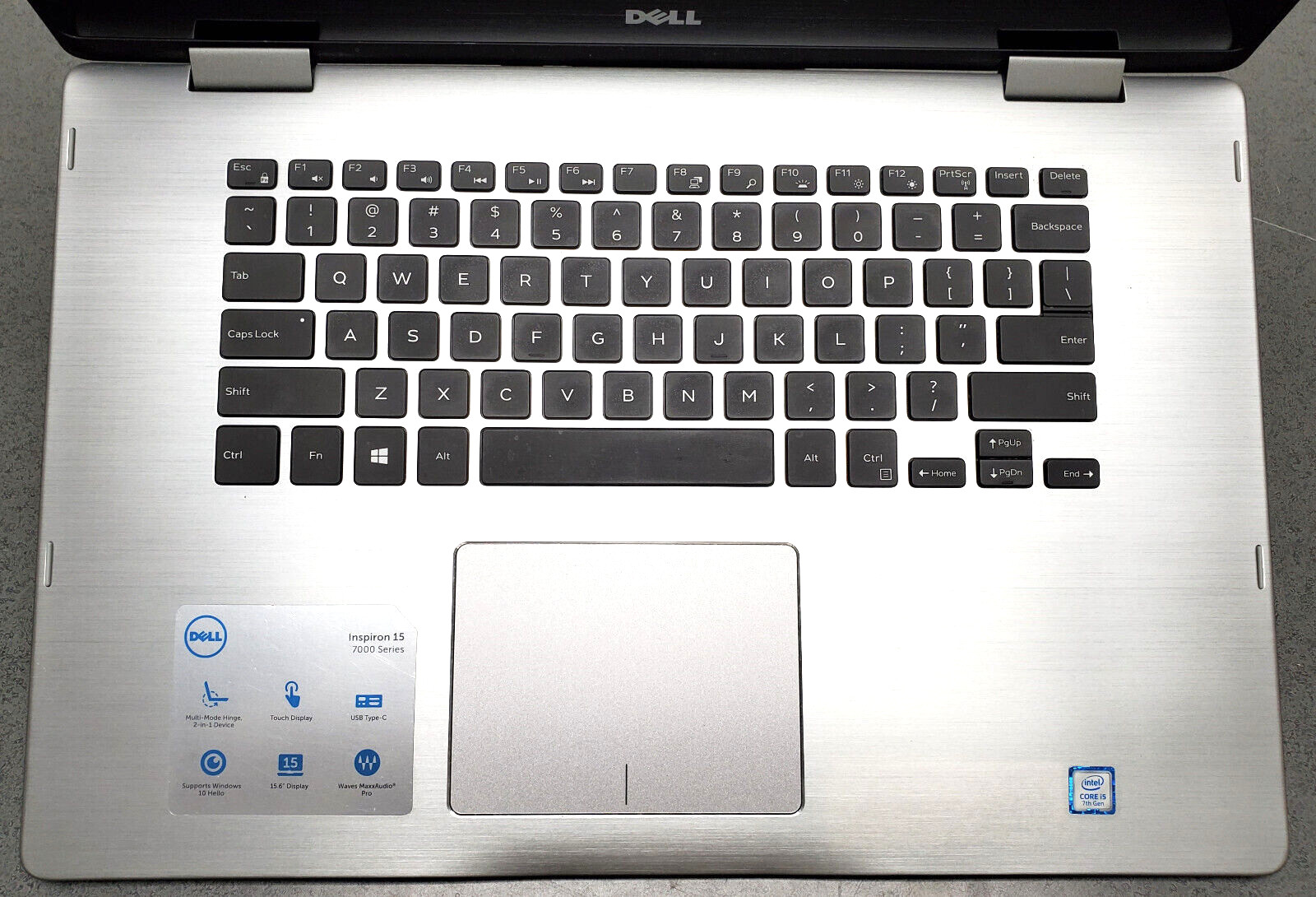 DELL Inspiron 15-7579 2-in-1 Laptop, i5-7200 8GB 256GB 15.6″ NO AC Adapter