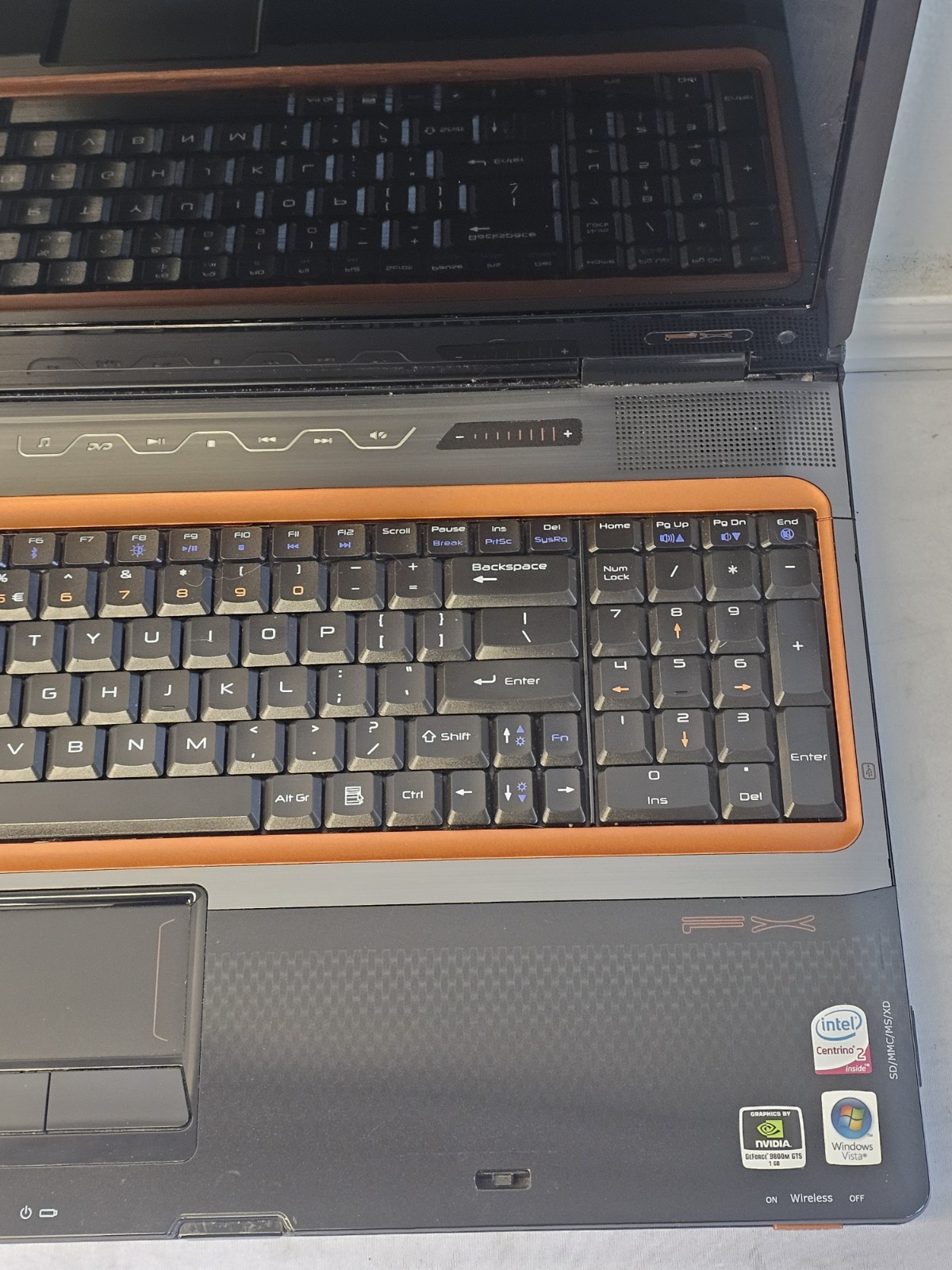 Gateway FX MS2252 Laptop – Intel Duo P8400 – 4GB RAM – NO BATT Parts/Repair-READ