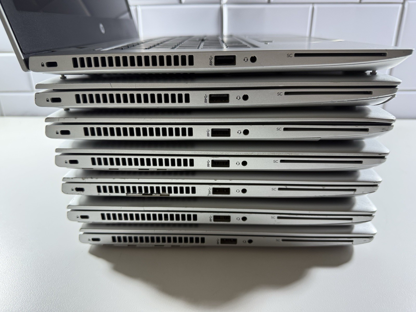 HP ProBook 640 G5 14″ (i5-8365u – NO RAM – NO OS/HDD) – Lot of 7 READ”