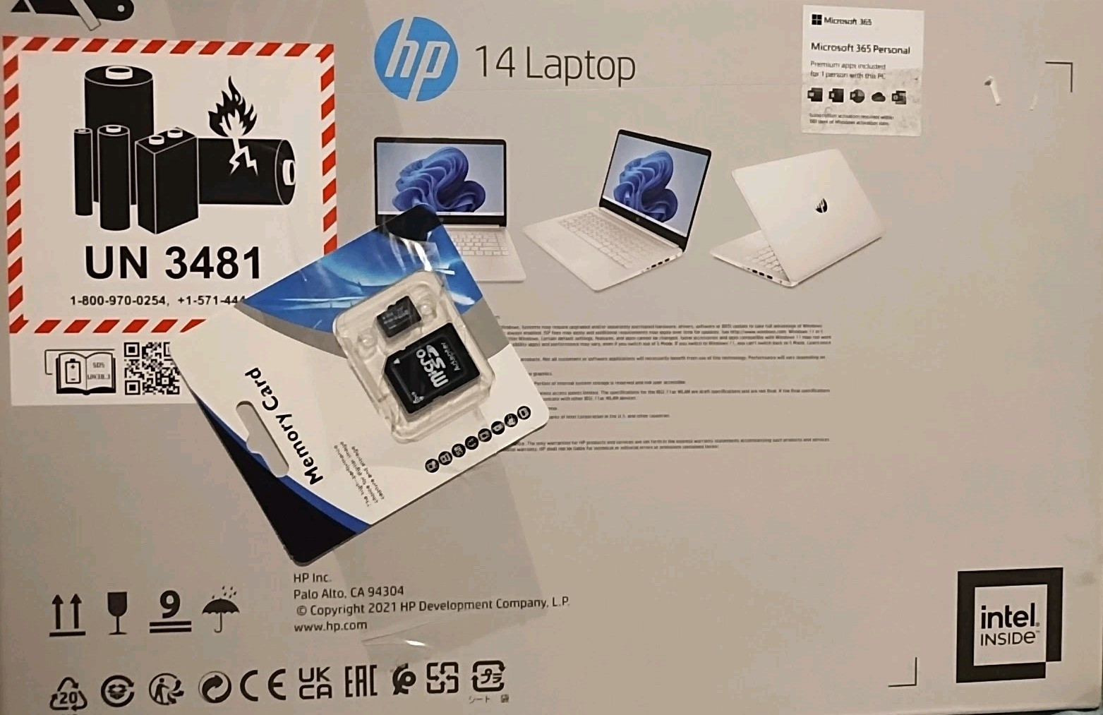 HP 14 Ultra Light Laptop for Students, Quad-Core Intel N4120, 8GB RAM, 192GB…