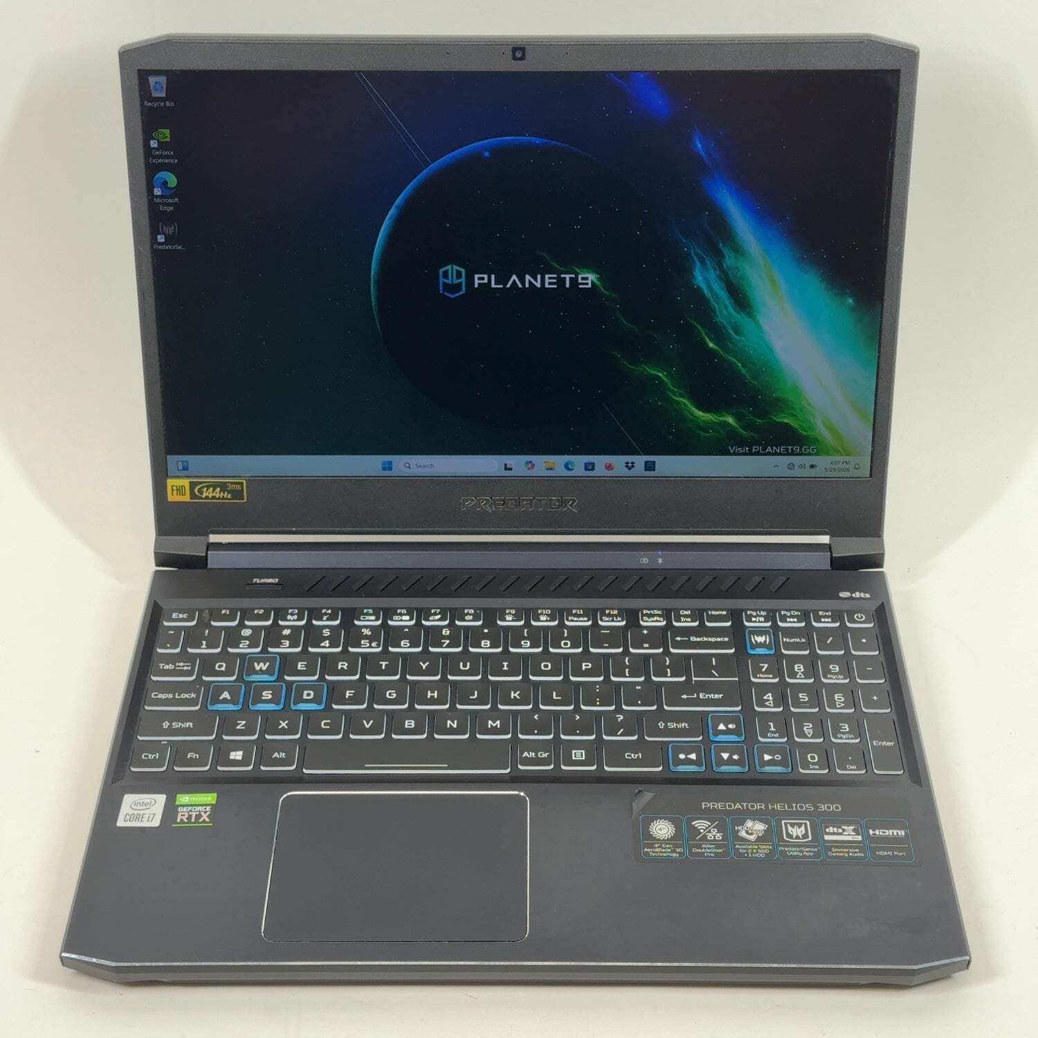 Acer Predator Helios 300 PH315-53 15.6″ i7-10750H 2.6GHz 16GB RAM 1.5TB RTX 3060